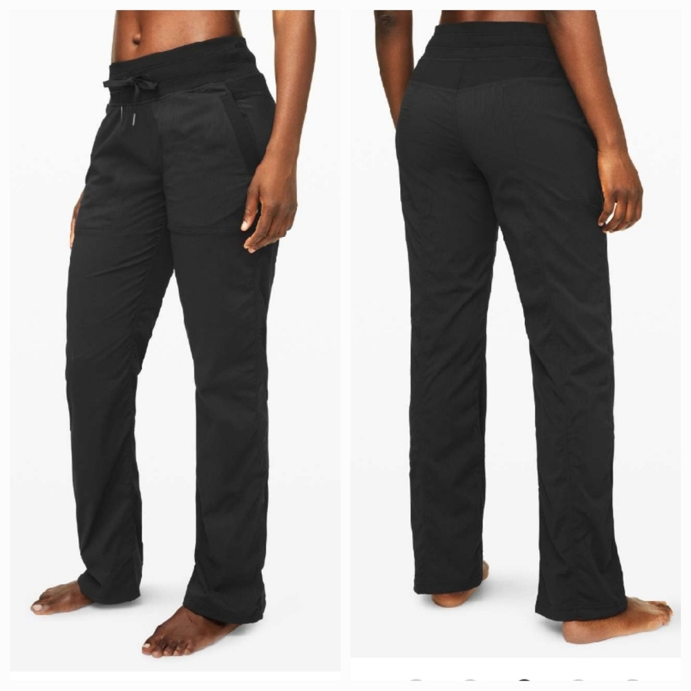 Lululemon Women Dance Studio Pants Black Unlined Size 2